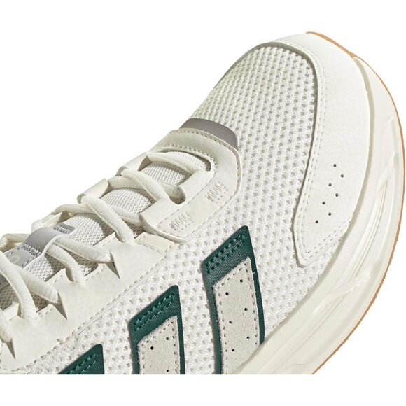 ⚡Adidas Men's Off White/Collegiate Green/Grey Imported Rubber Fashion Sneaker - Picture 6 of 8